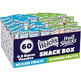 Welch's Fruit Snacks, Mixed Fruit &amp; Summer Fruits, 0.8 oz, 60 Ct | Made with whole fruit, no artificial dyes, gluten free, 25% DV Vitamins A/C/E, great for kids and school lunches