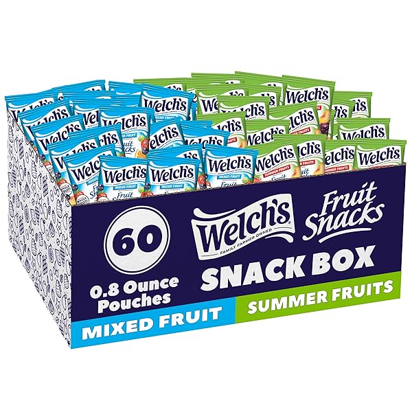 WELCH’S FRUIT SNACKS, MIXED FRUIT & SUMMER FRUITS...