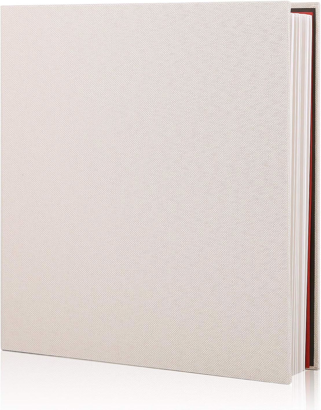 Minlna Photo Album Scrapbook Linen Art with Protective Film Save Images Permanently