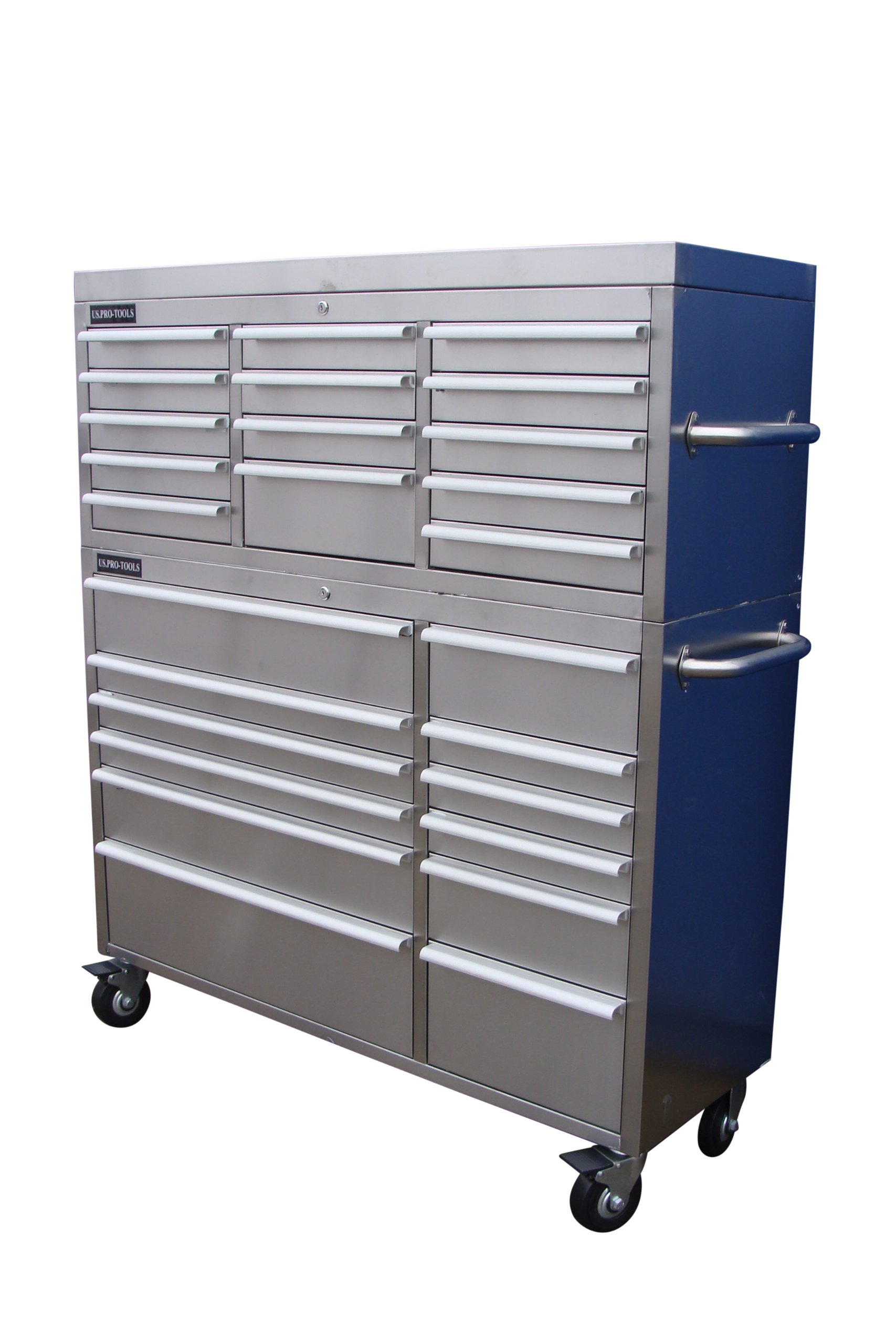 US PRO Stainless Steel Tool Chest Tool Box Workbench 54 US PRO Stainless Steel Tool Chest Tool Box Workbench 54