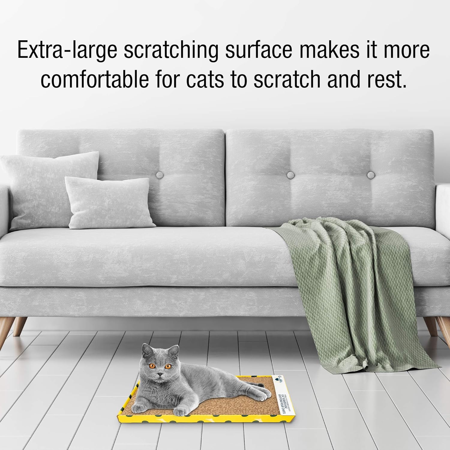Cosmic OurPets Far and Wide Cat Scratcher Cat Toys (Cat Toys for Indoor Cats, Catnip Toys, Cat Gifts & Cat Toys Interactive) [Includes Cosmic Catnip-100% Premium North-American Grown] : Scratching Posts : Pet Supplies