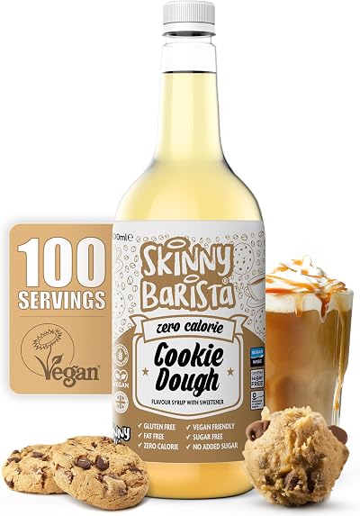 The Skinny Food Co Cookie Dough Syrup Zero Calorie 1L - Sugar Free