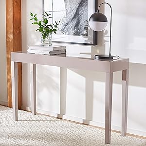 Safavieh Home Collection Mid-Century Scandinavian Kayson Taupe Console Table