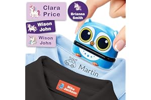 Name Stamp for Clothing Kids Waterproof, Personalized The Name Stamp for Kids School Supplies Clothing Clothes,Custom Clothin