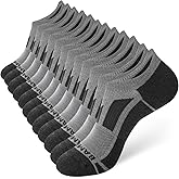 BAMBOO COOL Men's No-Show Socks Low Cut Breathable Moisture-Wicking Socks Non Slip Running Workout casual, 6 Packs