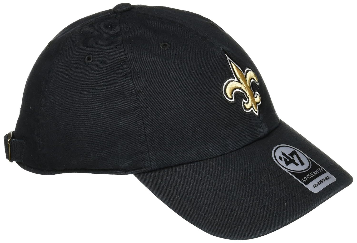 Men's '47 Brand New Orlean Saints Clean Up Adjustable Slouch Hat Adjustable