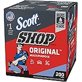 Scott Blue Shop Towels in a Box - 200 Sheets