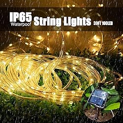 Solar Rope Light Waterproof IP65 39FT 100LEDs