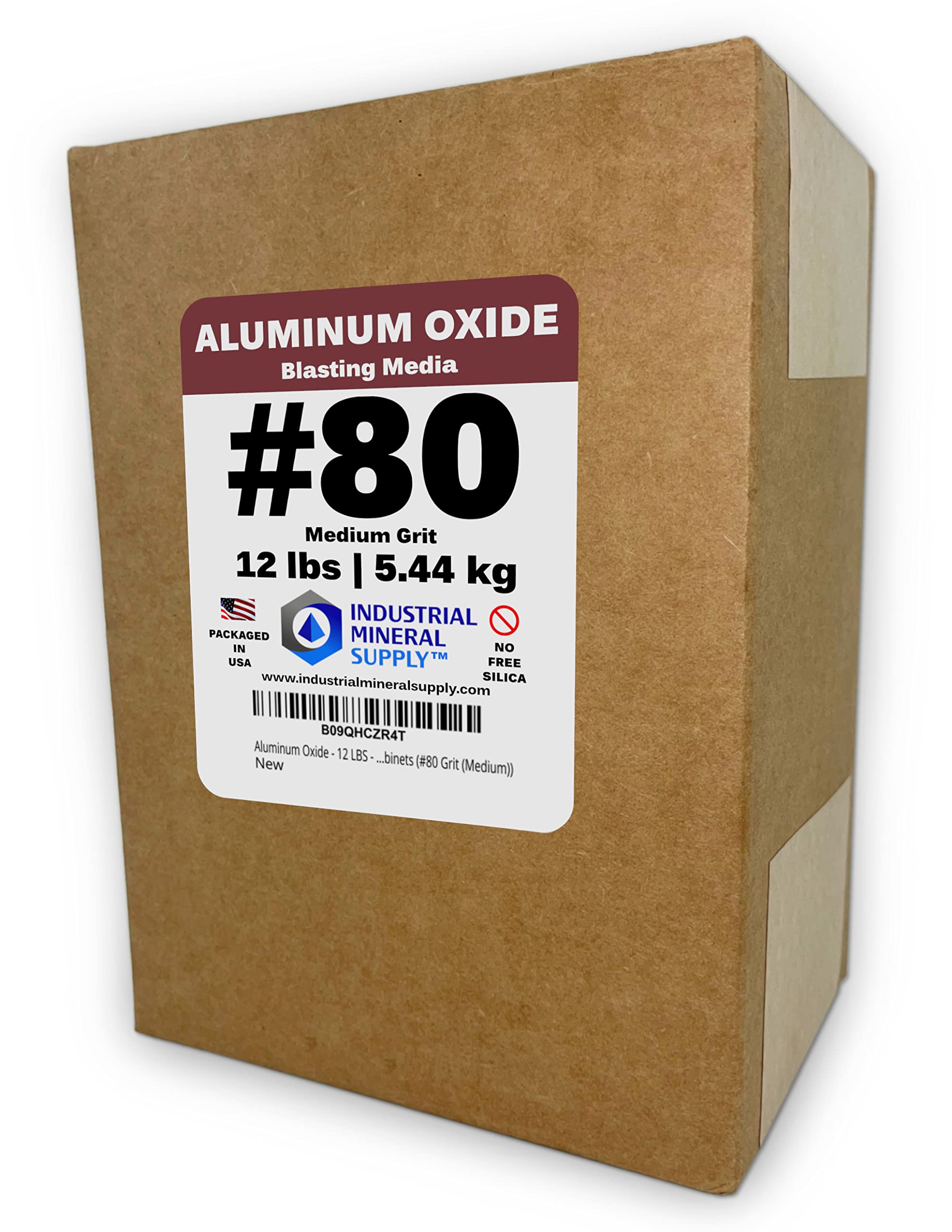 Photo 1 of Aluminum Oxide - 12 LBS - Sand Blasting Abrasive Media for Sandblasters, Sandblast Guns and Blast Cabinets (#80 Grit (Medium))