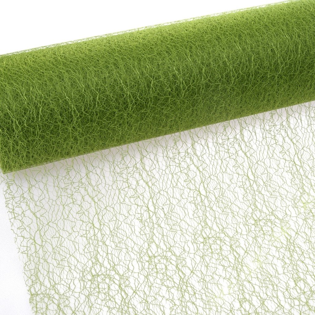 Deko und Band Spiderweb – MESCH – Table Runner – Table Runner – 30 cm Green 67 030 R 300 Roll 25 m