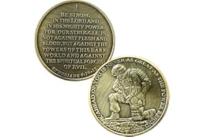 Gimilang The Task Ahead of You is Never As Great As The Power Behind You Inspiring Challenge Coin Pocket Hug Token