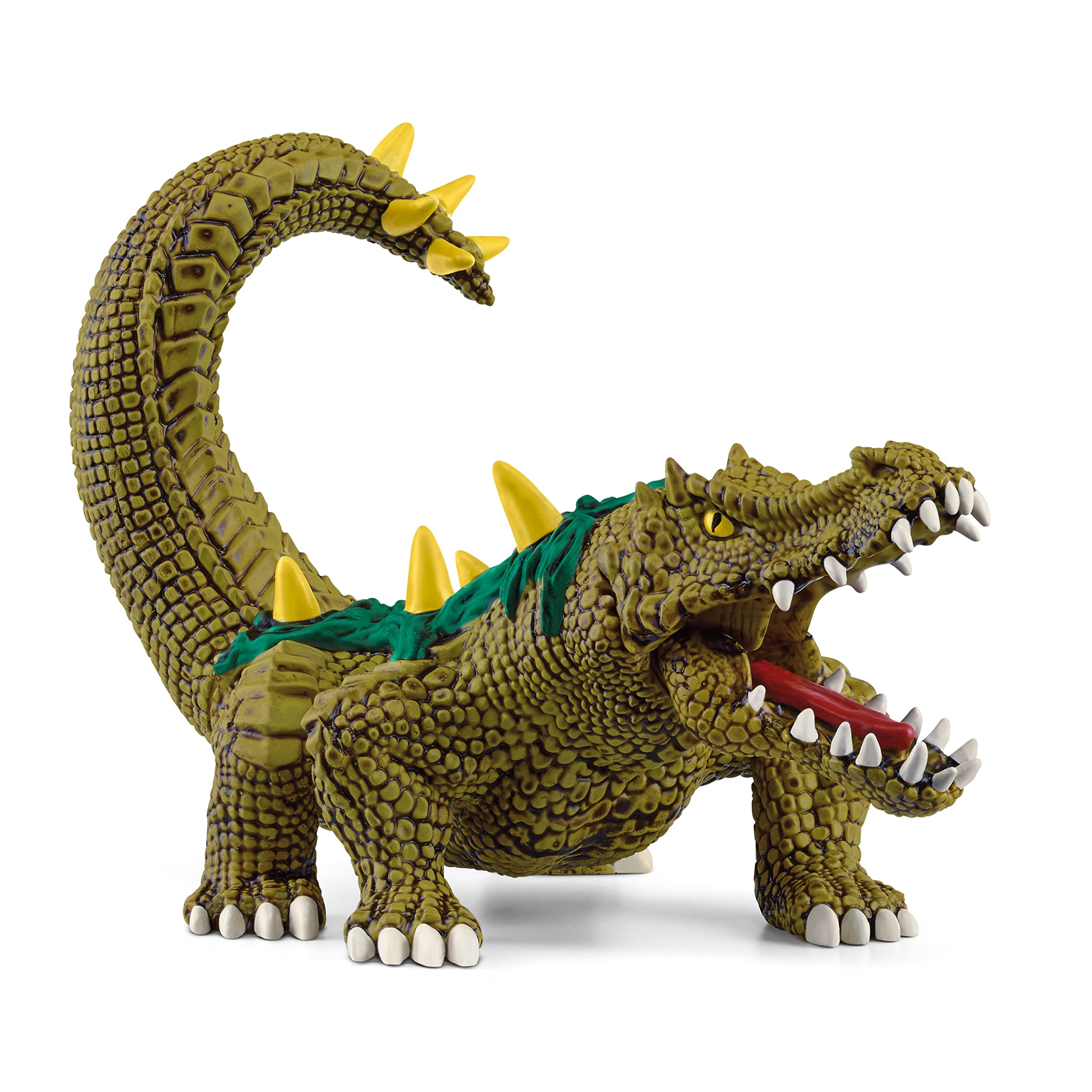 schleich Eldrador 70155 Creatures Mythical Swamp Monster Figurine - Ultra Realistic Monster with Green Scales and Ferocious Teeth - Highly Durable Alligator Toy Figure, Gift for Boys and Girls Ages 7+