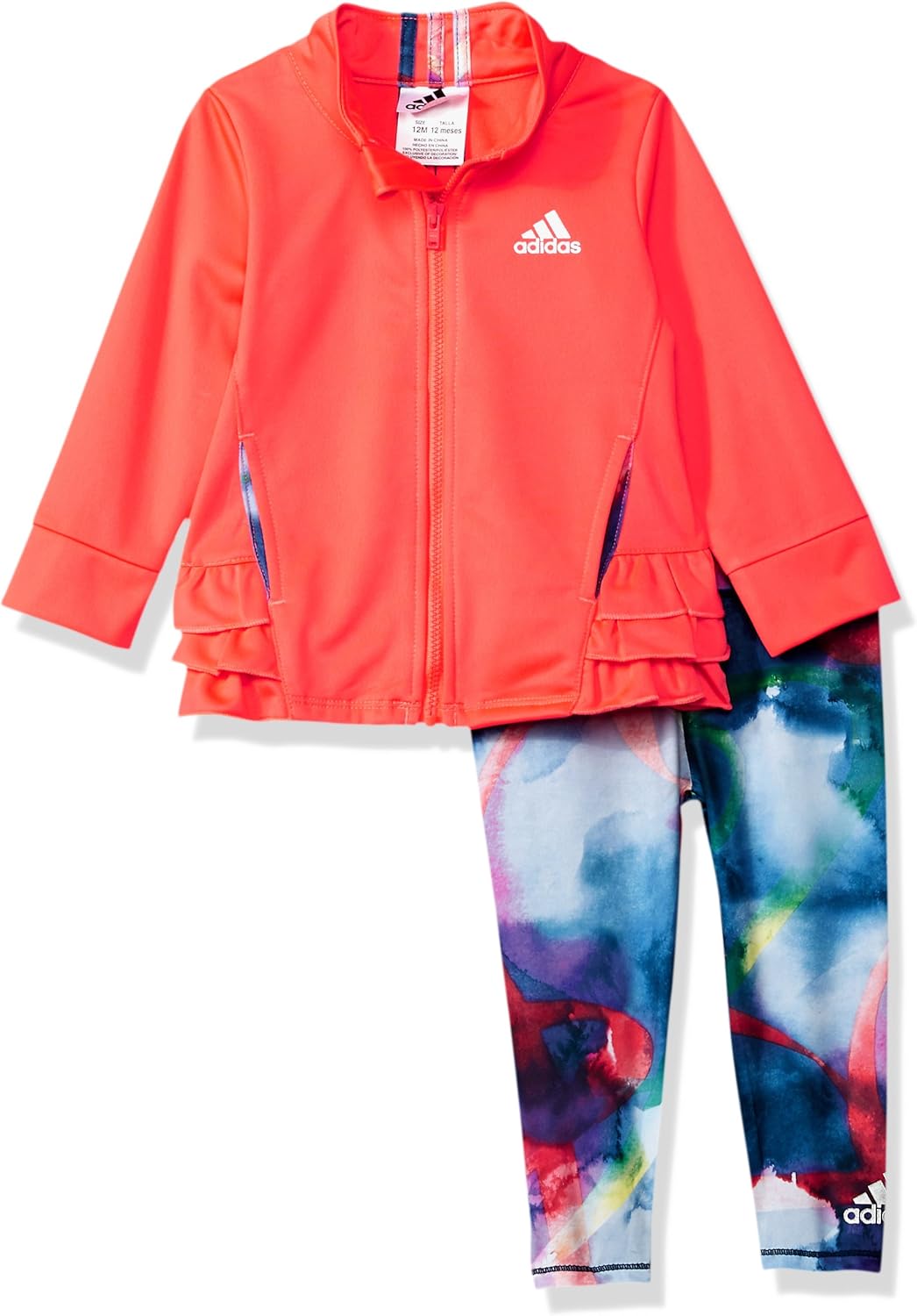 red adidas jacket and pants