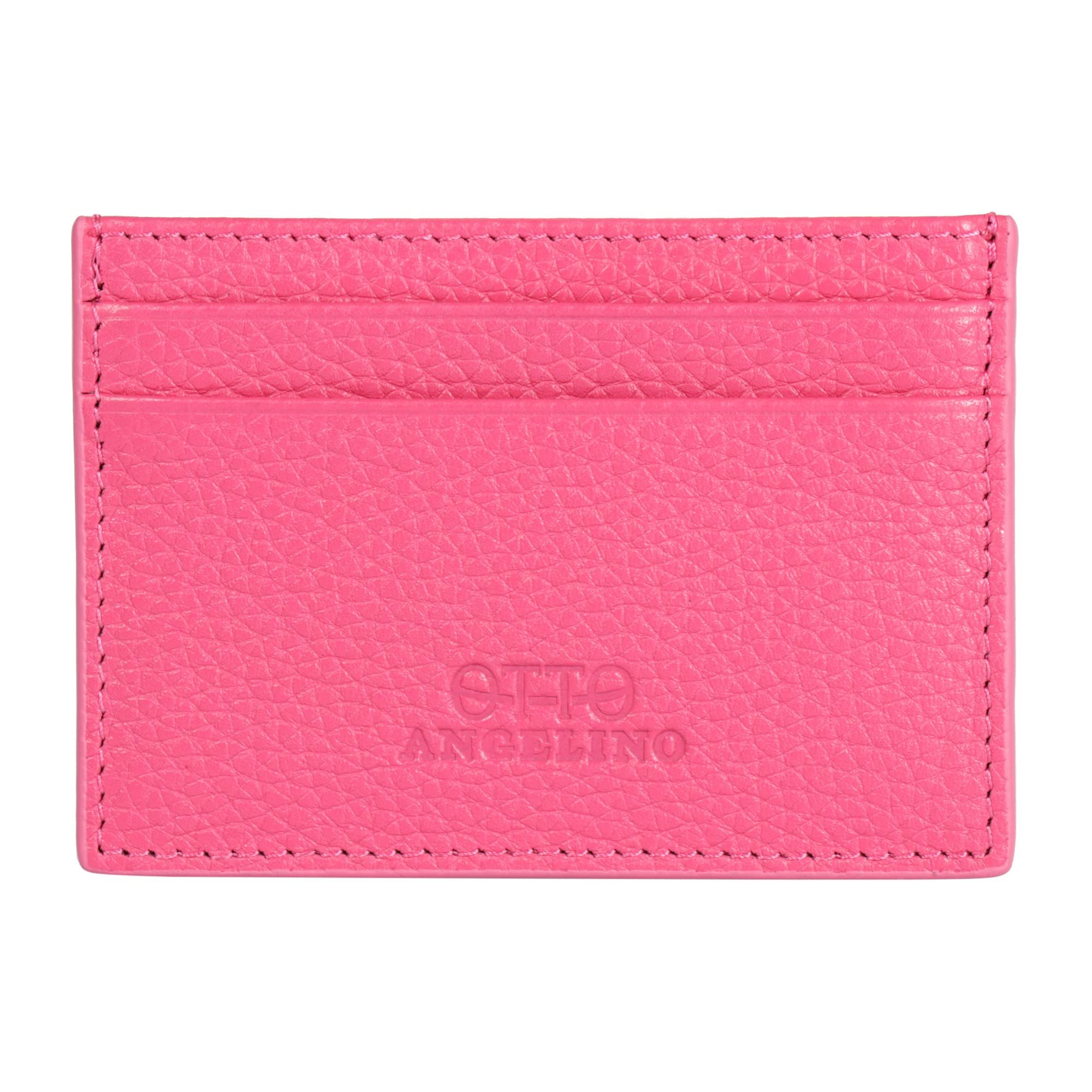 Otto Angelino Genuine Leather Cardholder Wallet - Bank Cards, Money, Driver's License, RFID Blocking - Unisex