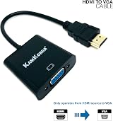 KamKorda HDMI to VGA Adapter 1080p Full HD Male to Female Gold-Plated view 2