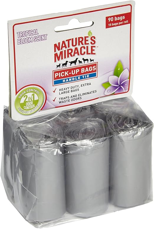 6 Pack Scented Dog Waste Poop Bags Extra Large, Heavy Duty, Pooper