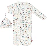 Magnetic Me Modal Newborn Sleeper Gown & Hat Set | Silky Soft Modal Fabric Sleep Sack