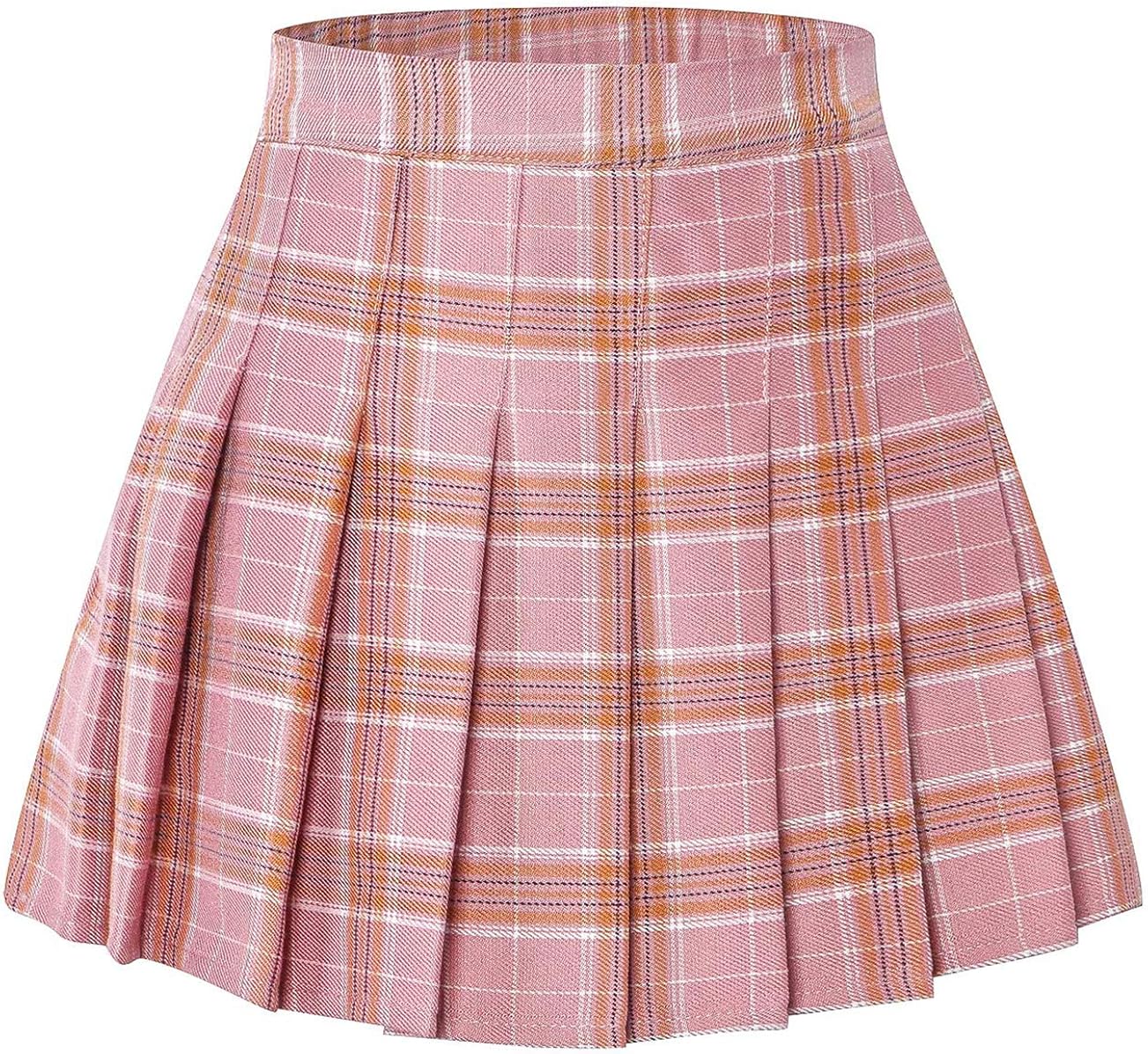 SANGTREE Girls Women's Pleated Skirt with Comfy Stretchy Band, 2 Years - US 2XL: Clothing