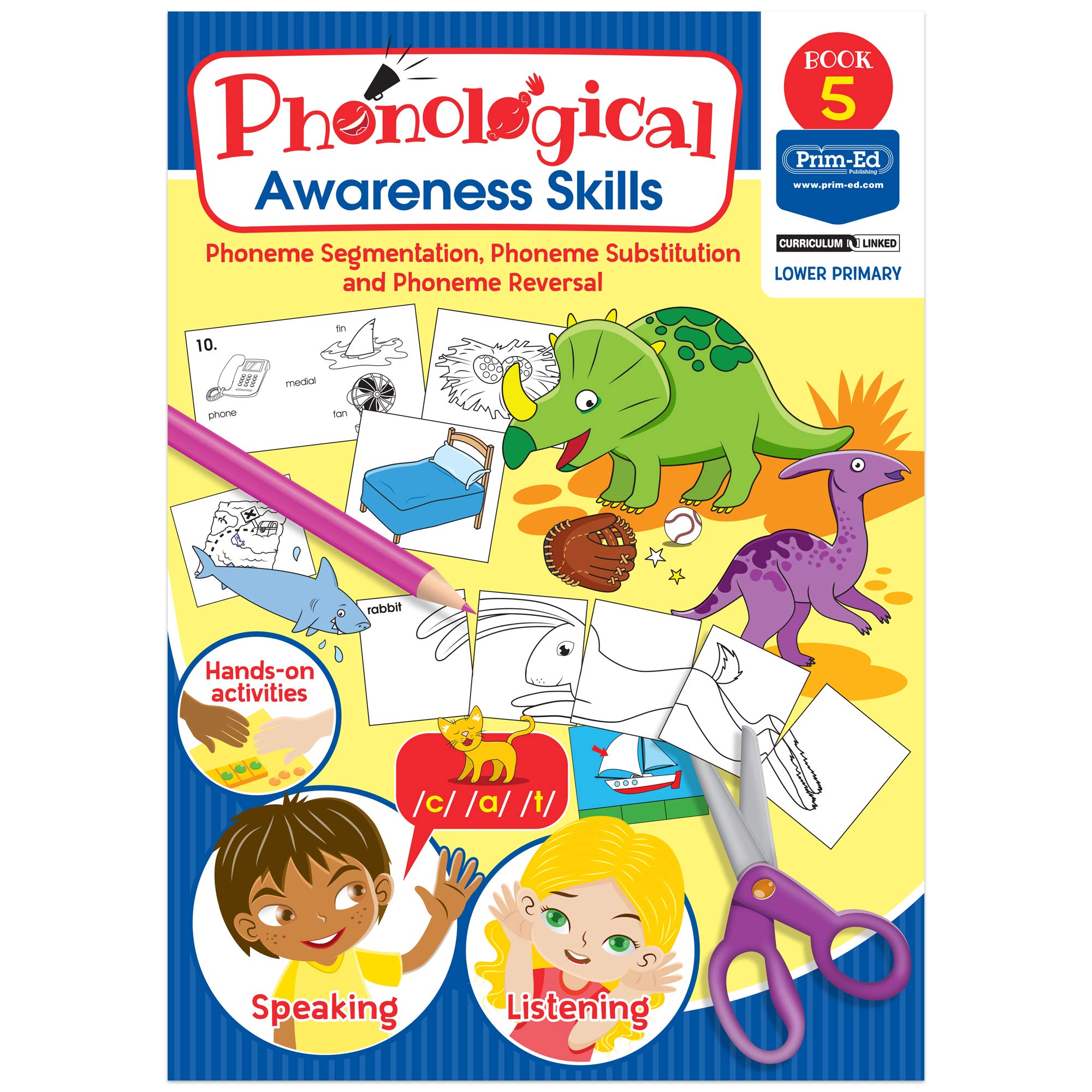 Phonological Awareness - Phoneme Segmentation, Phoneme Substitution and Phoneme Reversal: Book 5 (Phonological Awareness Skills)