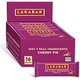 Larabar Cherry Pie, Fruit &amp; Nut Bars, 16 ct, 27.2 oz | Gluten-Free, Vegan, Dairy Free, Kosher, Soy Free, Non-GMO, No Sugar Added, 3 Real Ingredients