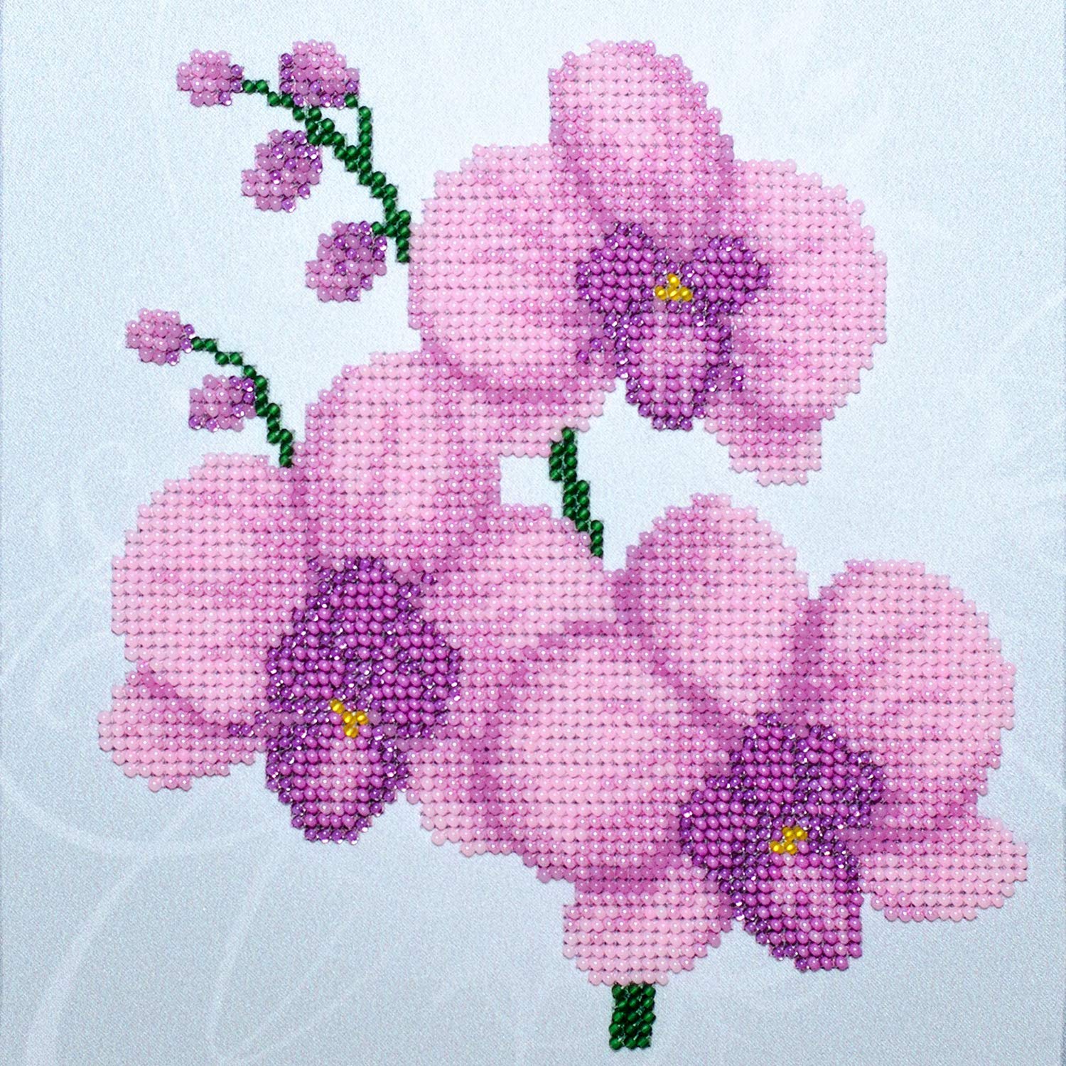 VDV Bead Embroidery Kit - Pink Orchid