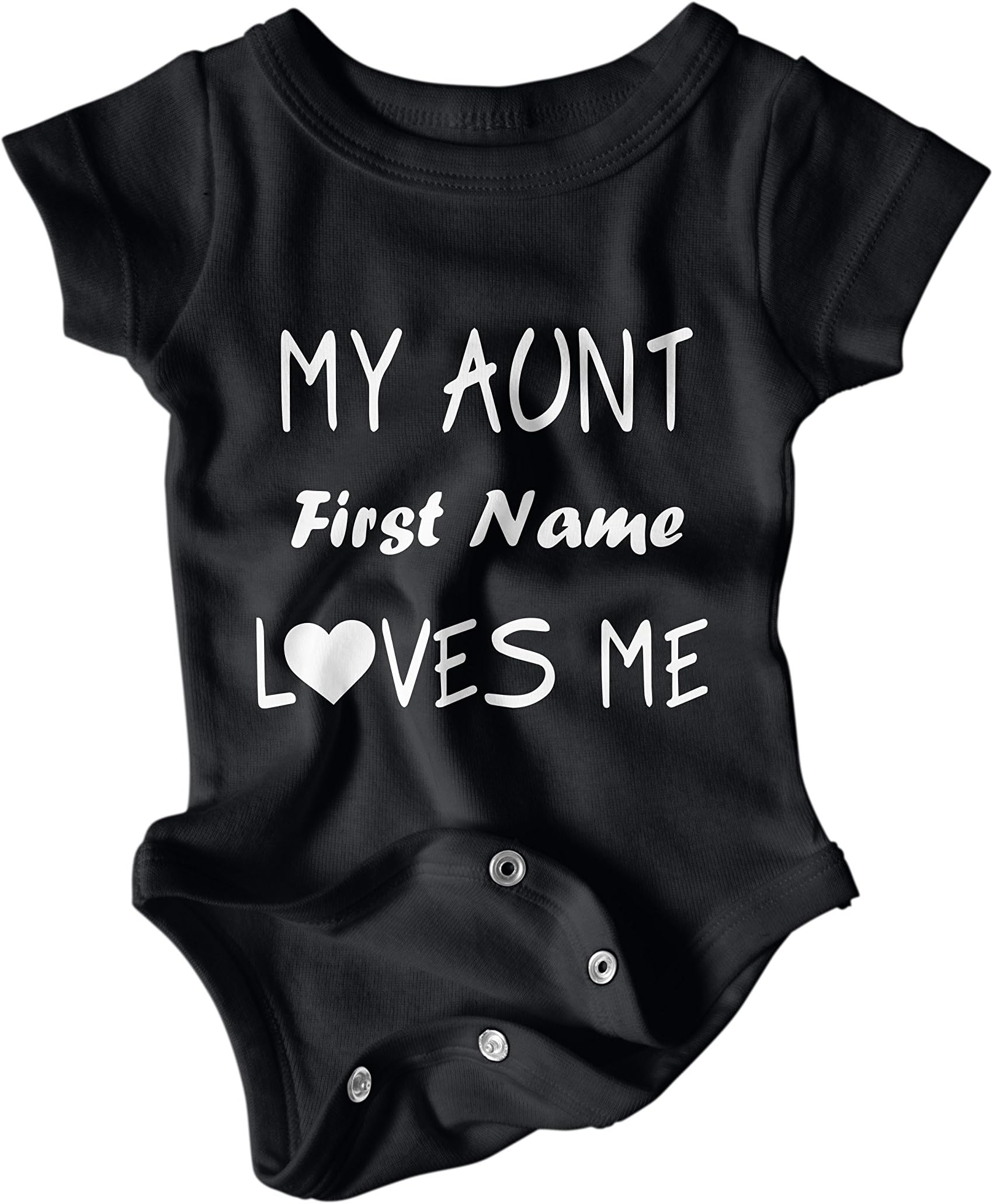 Custom Aunt Love Baby Onesie