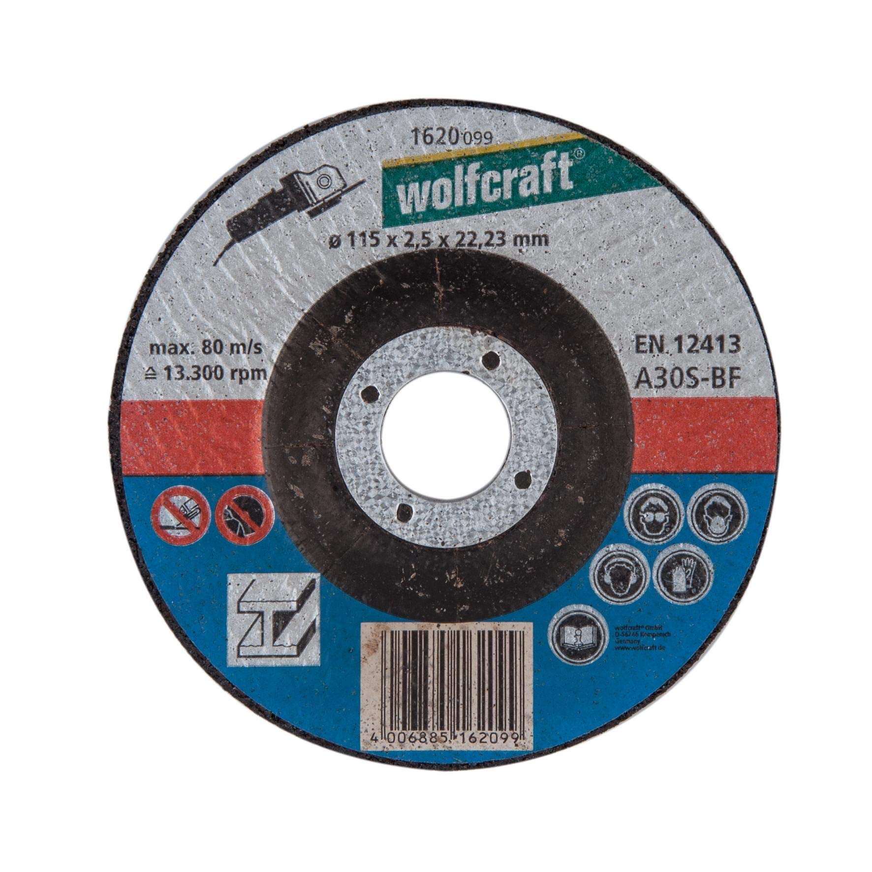 wolfcraft Cutting Disc for Metal, depressed centre I 1626099