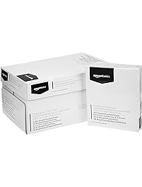 AmazonBasics Copy Paper - 96 Bright, 8.5" x 11", 10-Ream Case (5,000 Sheets)