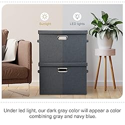 Graciadeco Large 17" 36 Quart Collapsible Stackable