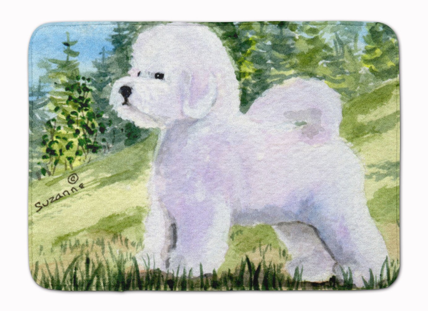 Caroline's Treasures Bichon Frise Floor Mat, Multicolor, 19" x 27"