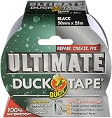Duck Tape Ultimate Cloth Tape Black 50mm x 25m High Strength Waterproof view 2