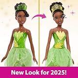 Mattel Disney Princess Tiana Posable Doll with Sparkling Outfit HLW04 view 3