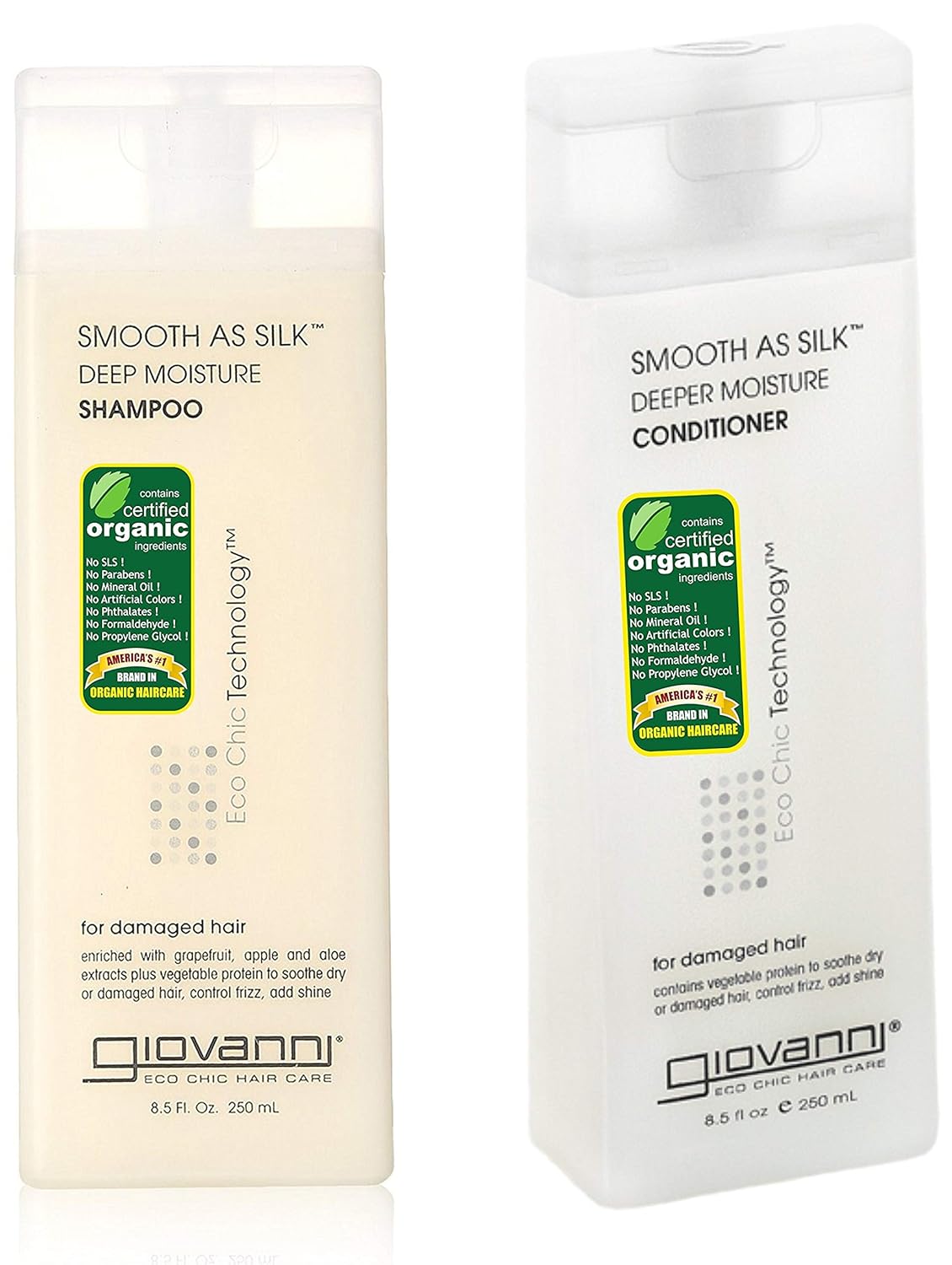Buy Giovanni Organic Smooth As Silk Shampoo 250ml Smooth As