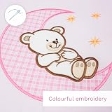 Baby Comfort Moon Pink 2 Piece Bedding Set 80x70 Duvet Cover & Pillowcase 12M+ view 5