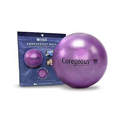 Tune Up Fitness Coregeous Ball Newly Updated Packaging Jill Miller Use Ball to Massage and Activate Your core and Stretch Your Psoas