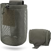 WYNEX Tactical Molle Dump Pouch for Belt | Roll-Up Drawstring Mag Utility Pouch Folding Small Dump Drop Bag for Quick Access