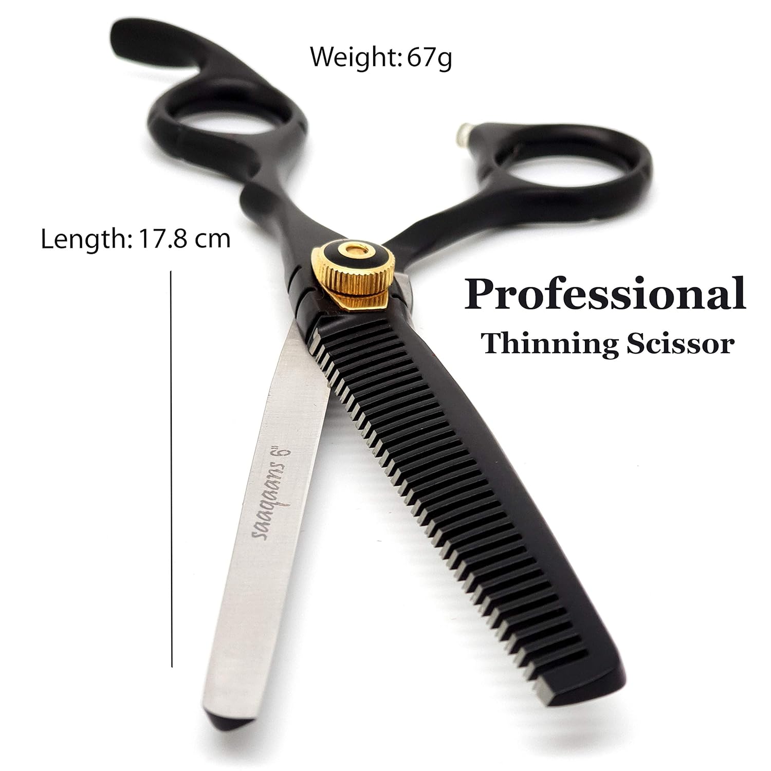 saaqaans professional hair cutting scissors set