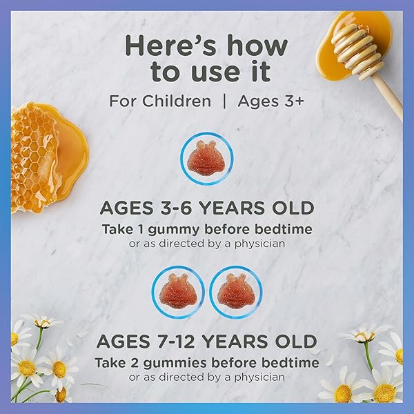 ZARBEE’S GENTLE BEDTIME GUMMIES FOR KIDS – MELATONIN-FREE BLEND OF NATURAL HONEY, RASPBERRY LEMON, AND CHAMOMILE HELPS CHILDREN UNWIND AND RELAX TO PREPARE FOR SLEEP, 30CT