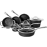 Cuisinart Conical Hard Anodized Cookware Set, Medium, Black