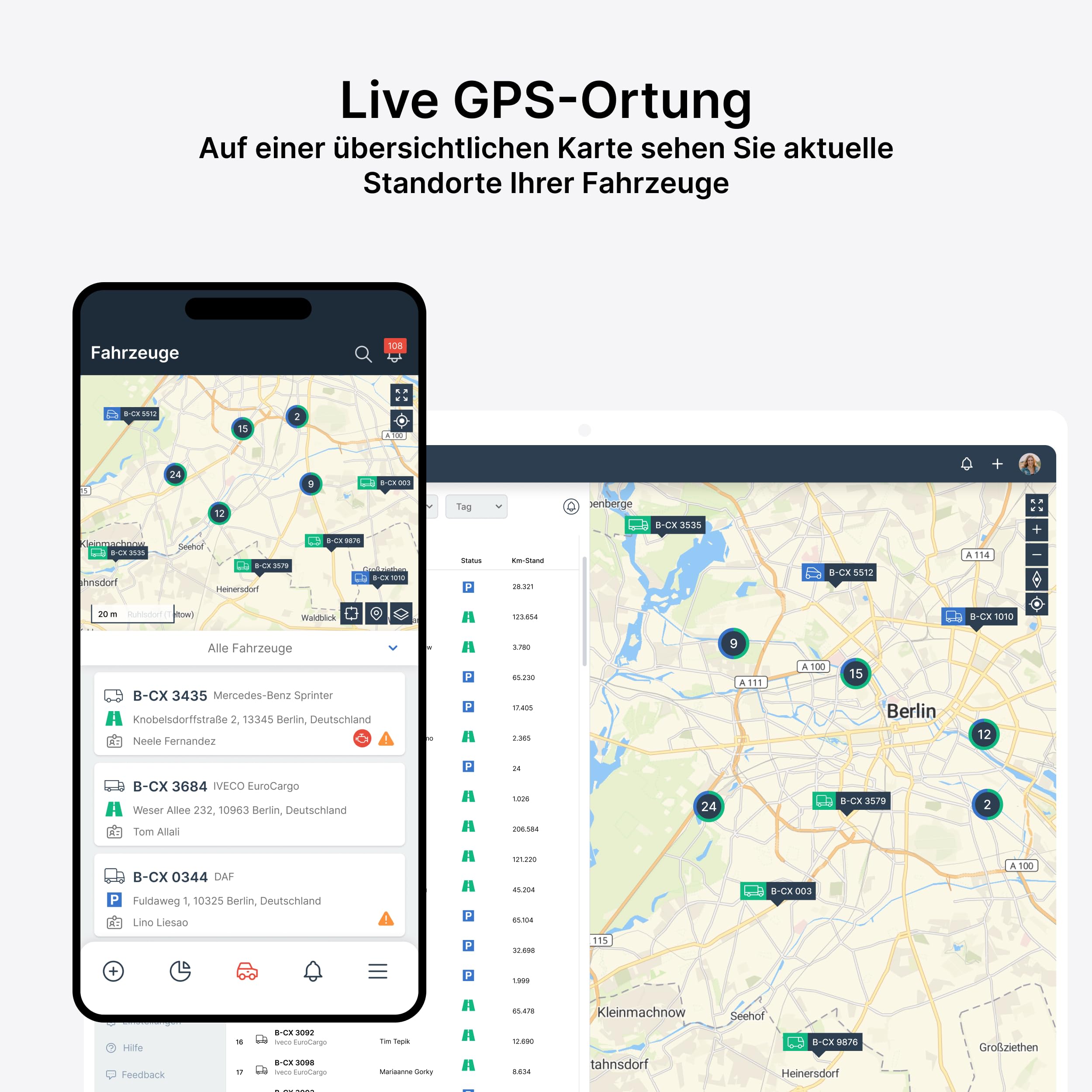 Cynatix GPS Tracker 1-Jahres-Komplettpaket ohne ABO für Auto, LKW, Transporter, Wohnmobil mit Echtzeit-Ortung Live Tracking inkl. SIM-Karte 4