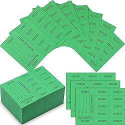 Kosiz 300 Sheets Raffle Tickets Sheets Hold This