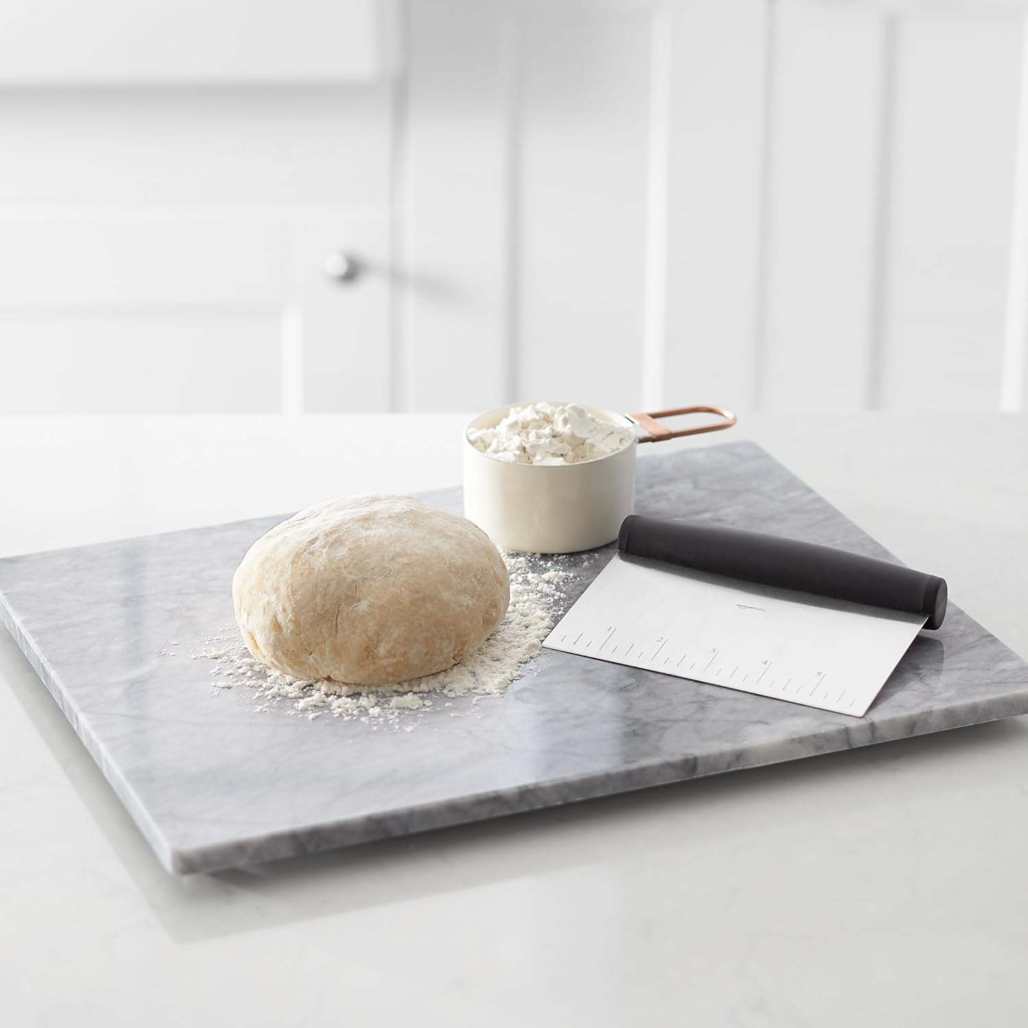 Basics Bowl Scraper/Chopper Stainless Steel: Kitchen & Dining