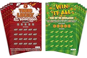 HAMUIERS Pregnancy Announcement Scratch Off Fake Lottery Tickets, Surprise Pregnancy Reveal to Parents, Baby Announcement Ideas Card, Pregnancy Announcement for Grandparents Future Dad or Friends, 10 Pack
