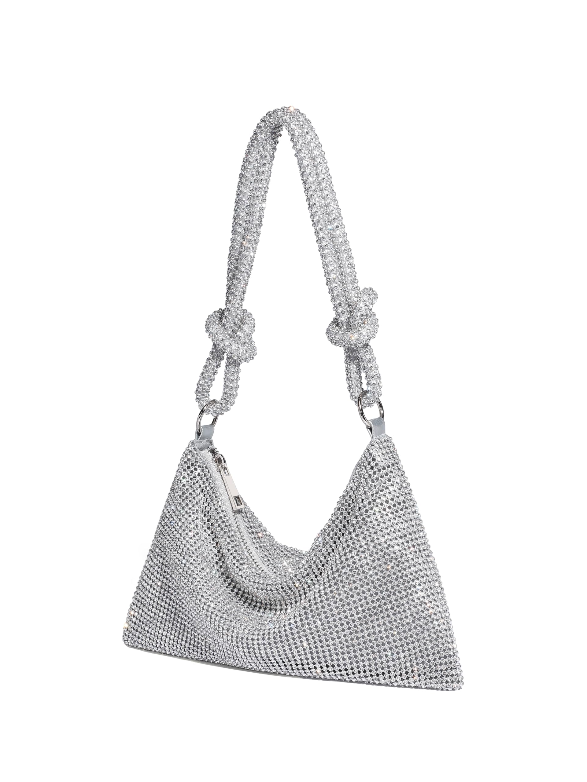 YUWITA Rhinestone Purse for Women Evening Bag Glitter Sparkly Mini Handbags