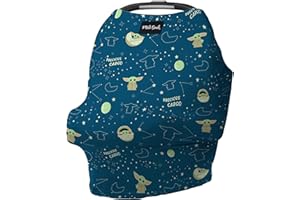Milk Snob Original Star Wars 5-in-1 Cover, The Child, Added Privacy for Breastfeeding, Baby Car Seat, Carrier, Stroller, High Chair, Shopping Cart, Lounger Canopy - Newborn Essentials, Nursing Top