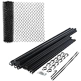 ALEKO Galvanized Steel Chain Link Fence | Complete