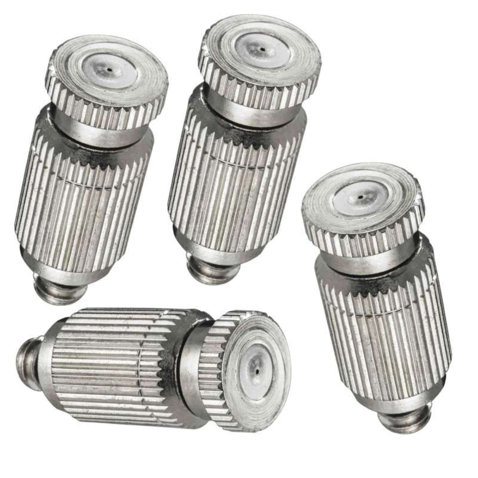 O'FRESH Set of 4 Anti-Drip Misting Nozzles - for O'Fresh Outdoor misting sytem - Stainless Steel - Ensures fine misting Without wetting