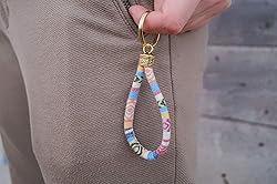 Made by Nami Boho Keychain with Gold Keyring for