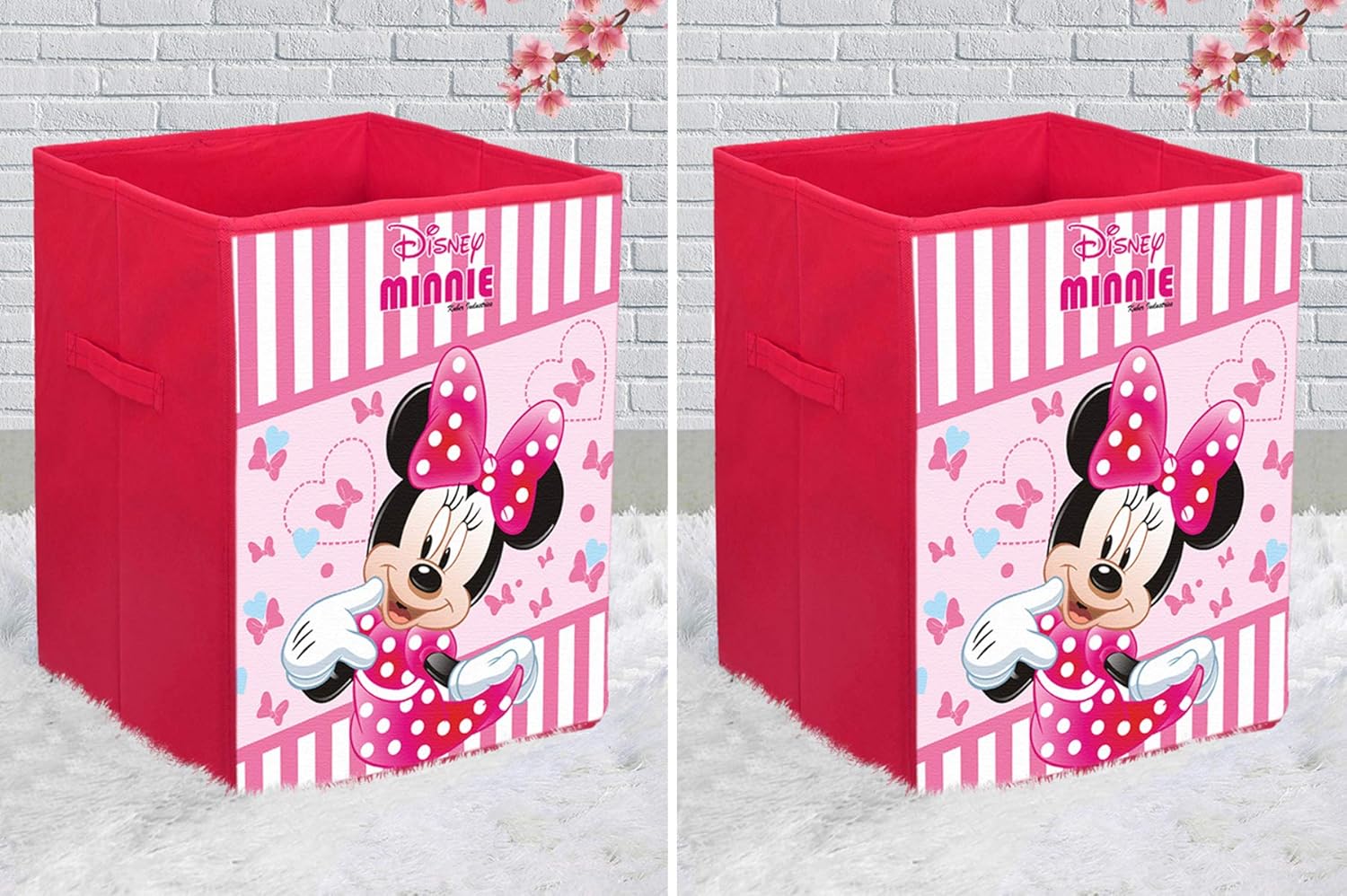 Keshav Industries Disney Minnie Print Non Woven Fabric Foldable Laundry