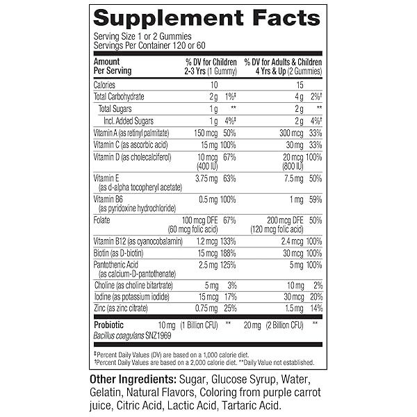 OLLY KIDS MULTIVITAMIN & PROBIOTIC GUMMY, DIGESTIVE SUPPORT, VITAMINS A, D, C, E, B, ZINC, CHEWABLE SUPPLEMENT, BERRY FLAVOR, 60 DAY SUPPLY – 120 COUNT